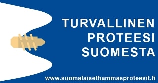 Turvallinen Proteesi Suomesta -logo
