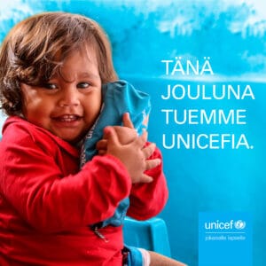 Tämä jouluna tuemme Unicefia